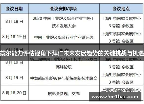 戴尔能力评估视角下拜仁未来发展趋势的关键挑战与机遇